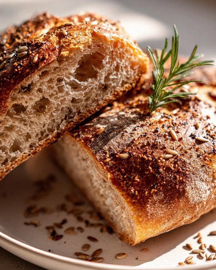 Airfryer Brot mit Körnern und Saaten – Rustikal & Gesund! – Schritt 2