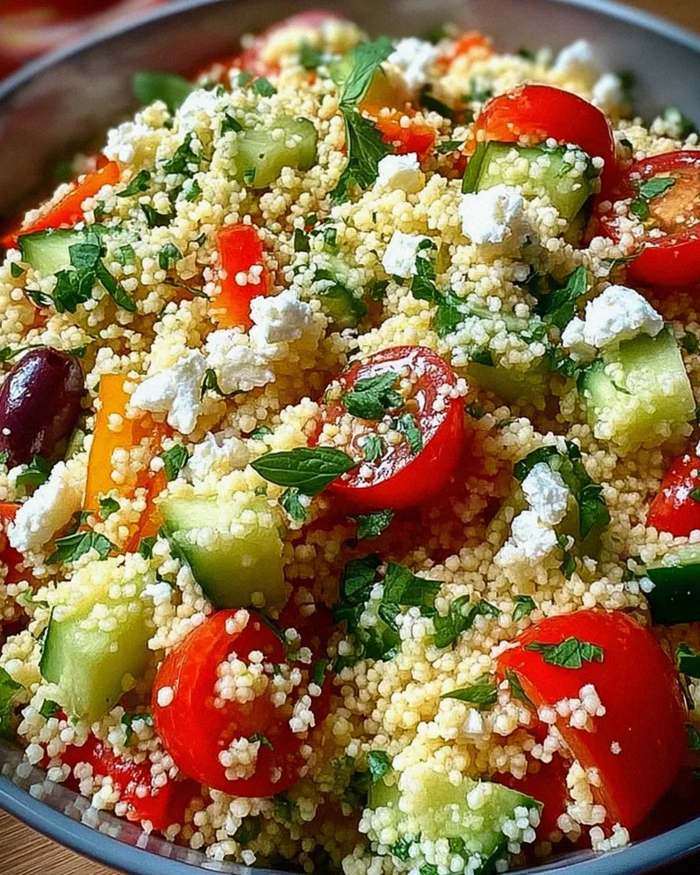 Couscous-Salat mit Feta – Schritt 1