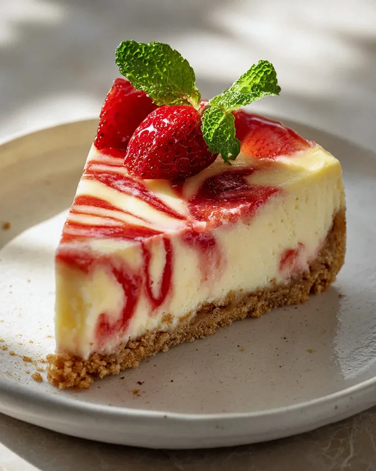 Das beste Erdbeer Swirl Cheesecake Rezept für unwiderstehlichen Genuss – Schritt 2