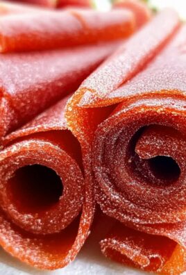 Erdbeere Frucht Roll-Ups ganz einfach selbst gemacht