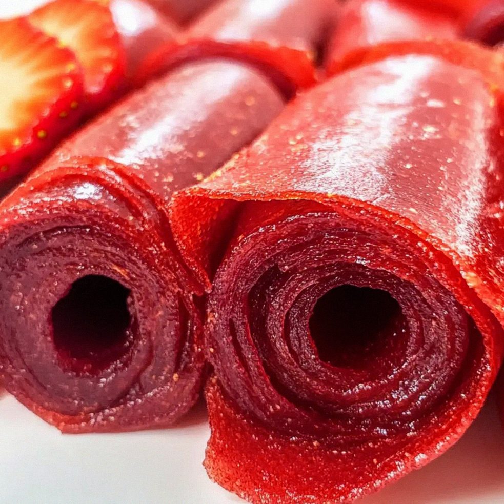 Erdbeere Frucht Roll-Ups ganz einfach selbst gemacht – Schritt 1