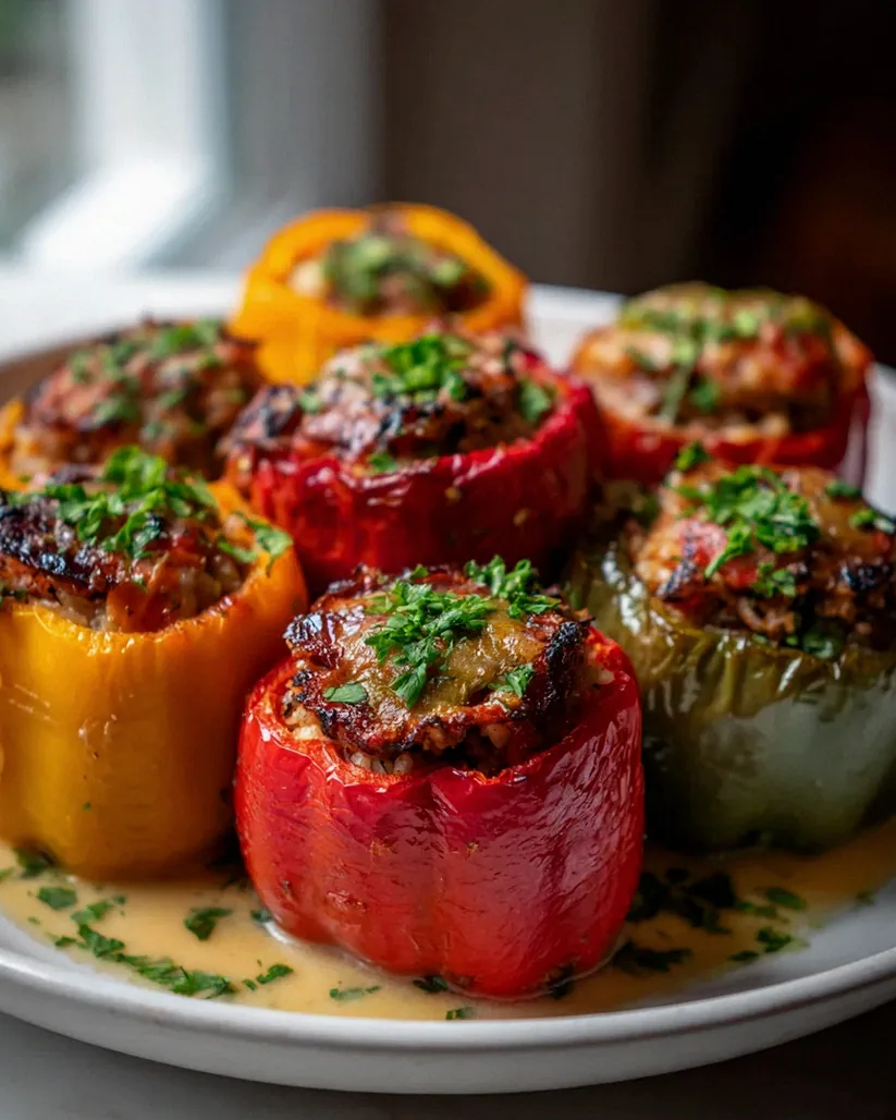 Gefüllte Paprikaschoten mit Reis und Hackfleisch – Schritt 2