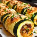 Gesunde Gefüllte Zucchini-Röllchen für jeden Tag