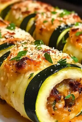 Gesunde Gefüllte Zucchini-Röllchen für jeden Tag