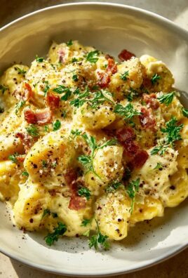 Gnocchi Carbonara: Dein schnelles Pastaglück – cremig & unwiderstehlich!