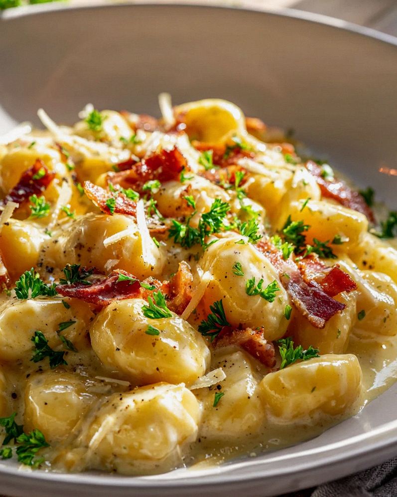 Gnocchi Carbonara: Dein schnelles Pastaglück – cremig & unwiderstehlich! – Schritt 2