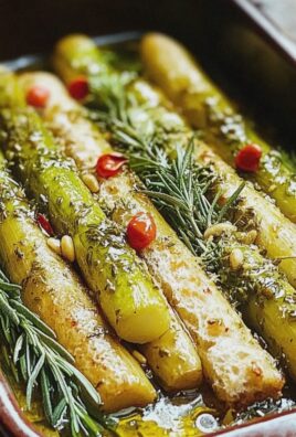 Grüner Spargel Backofen einfach zubereiten