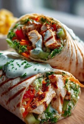 Hähnchen Wraps: Schnell, gesund & perfekt für unterwegs!
