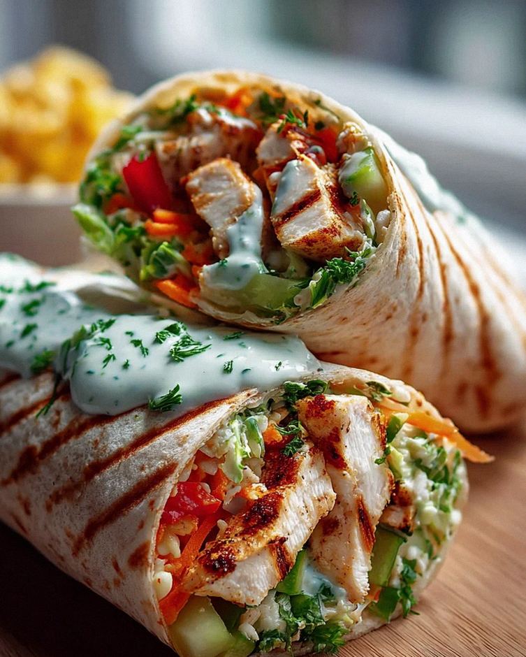 Hähnchen Wraps: Schnell, gesund & perfekt für unterwegs!