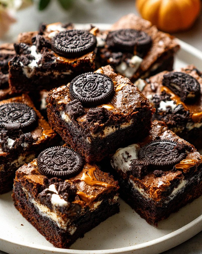 Halloween Oreo Brownies: Gruselig leckerer Schoko-Genuss!