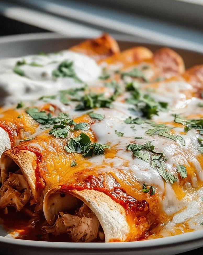 High Protein Chicken Enchiladas – Lecker & Nahrhaft genießen!