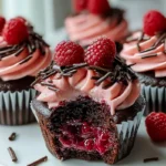 Himmlische Himbeer-Schokoladen Lava Cupcakes Rezept