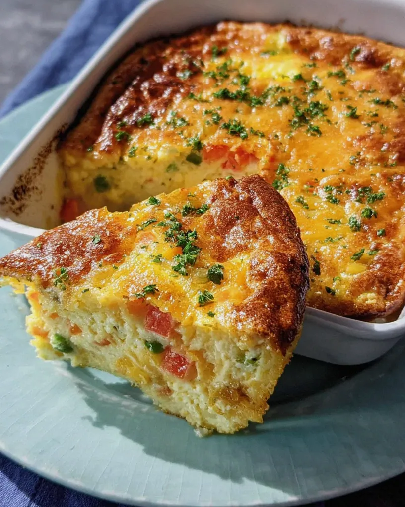 Hüttenkäse-Eierauflauf