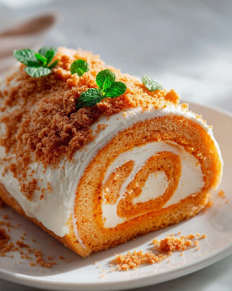 Köstliche Pumpkin Swirl Cheesecake Roll – Dein Herbst-Highlight!
