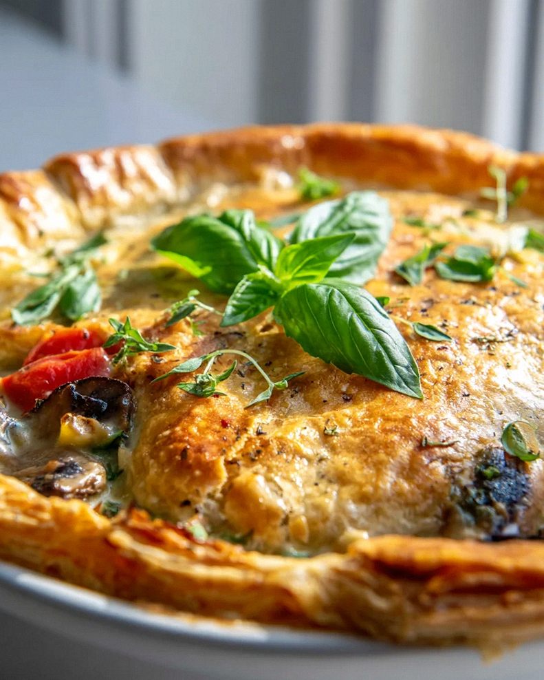 Köstlicher Veggie Pizza Pot Pie Auflauf – Schnell & lecker!