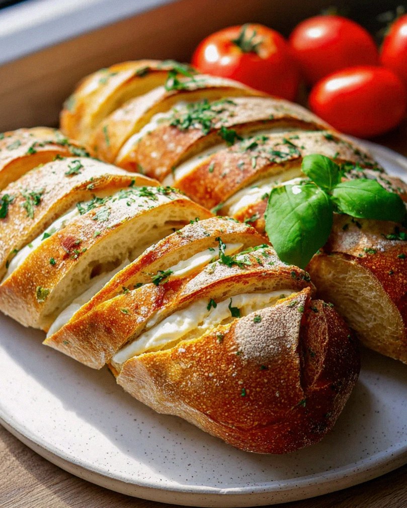 Köstliches Fächerbaguette