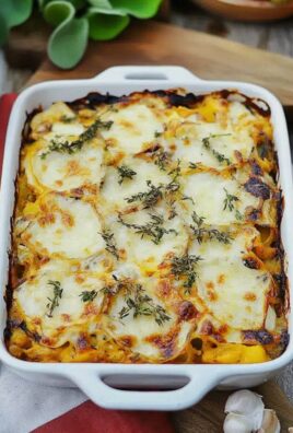 Kürbislasagne mit Ziegenkäse Einfach und Sättigend