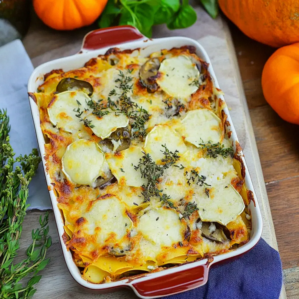 Kürbislasagne mit Ziegenkäse Einfach und Sättigend – Schritt 2