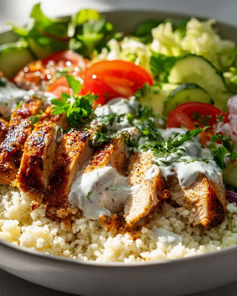 Low Carb Döner Bowl mit Blumenkohlreis – schnell & lecker!