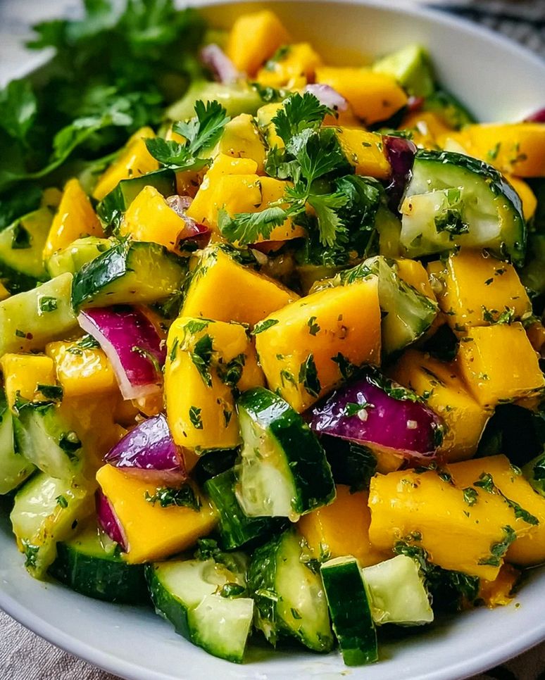 Mango-Gurken-Salat Rezept