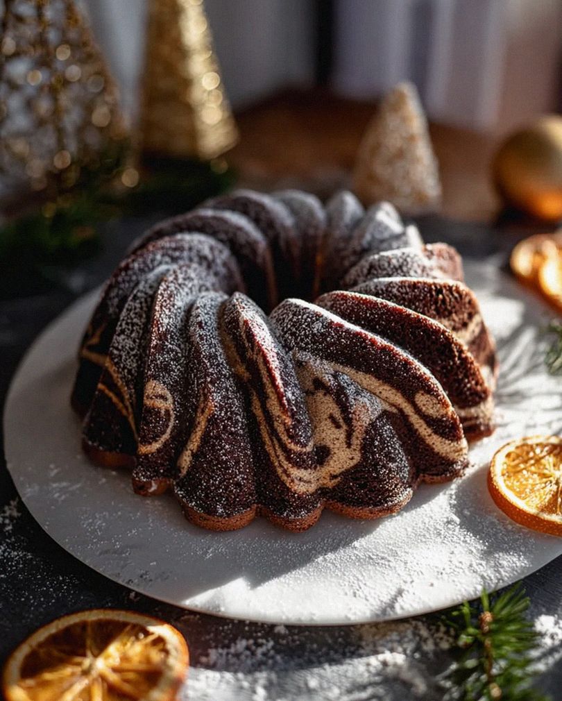Marmor Lebkuchen Gugelhupf: Winterlicher Weihnachtsgenuss! – Schritt 2
