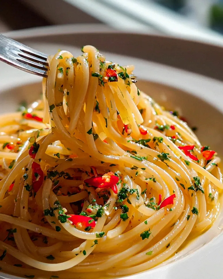 Spaghetti Aglio E Olio mit Chili – Schnell & Lecker kochen!