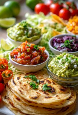 Ultimatives Taco Dinner Board mit Guacamole und Salsa Cups