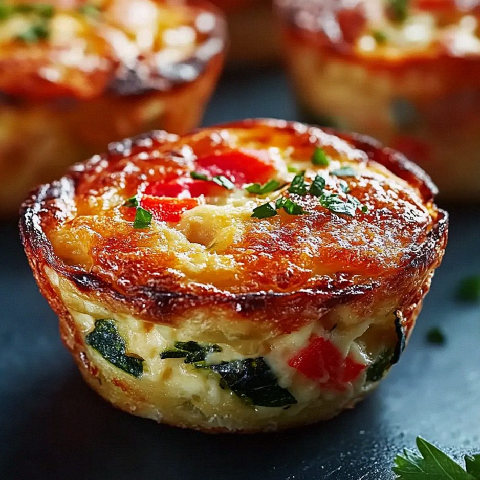 Verführerische Mini-Quiches mit Gemüse für jeden Anlass