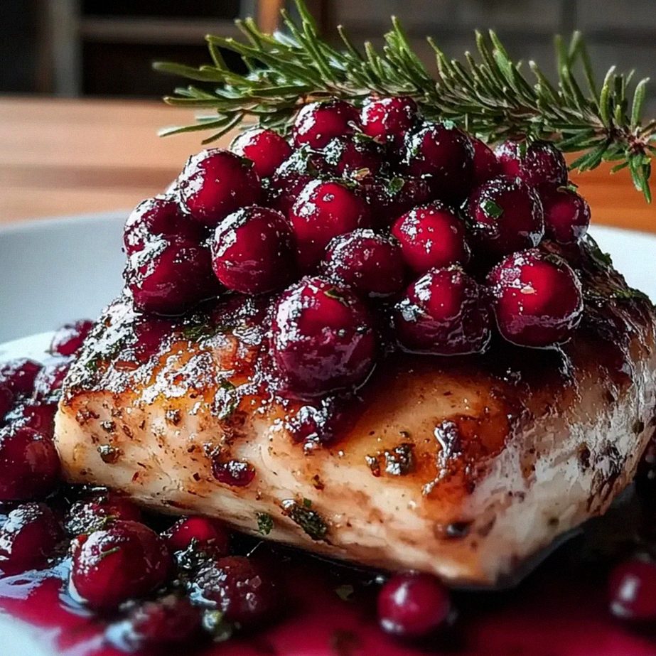 Weihnachtliche Hähnchenbrust mit Preiselbeersoße – Festlich & Zart